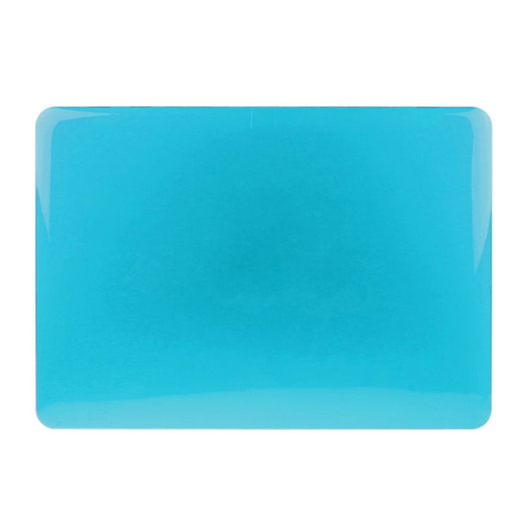 ENKAY for Macbook Pro Retina 15.4 inch (US Version) / A1398 Hat-Prince 3 in 1 Crystal Hard Shell Plastic Protective Case with Keyboard Guard & Port Dust Plug(Blue)
