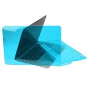 ENKAY for Macbook Pro Retina 15.4 inch (US Version) / A1398 Hat-Prince 3 in 1 Crystal Hard Shell Plastic Protective Case with Keyboard Guard & Port Dust Plug(Blue)