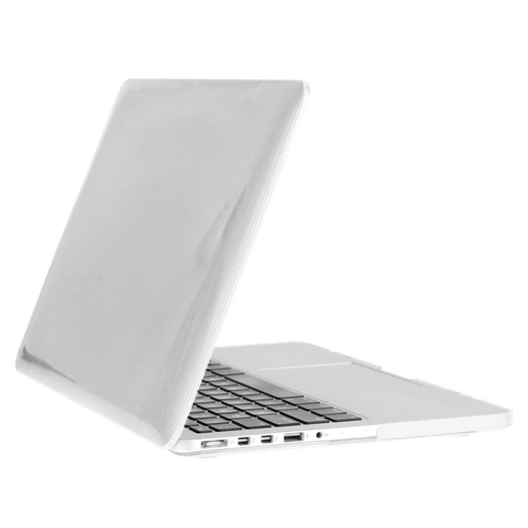 ENKAY for Macbook Pro Retina 15.4 inch (US Version) / A1398 Hat-Prince 3 in 1 Crystal Hard Shell Plastic Protective Case with Keyboard Guard & Port Dust Plug(White)