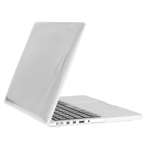 ENKAY for Macbook Pro Retina 15.4 inch (US Version) / A1398 Hat-Prince 3 in 1 Crystal Hard Shell Plastic Protective Case with Keyboard Guard & Port Dust Plug(White)