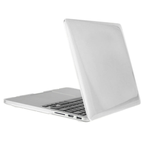 ENKAY for Macbook Pro Retina 15.4 inch (US Version) / A1398 Hat-Prince 3 in 1 Crystal Hard Shell Plastic Protective Case with Keyboard Guard & Port Dust Plug(White)