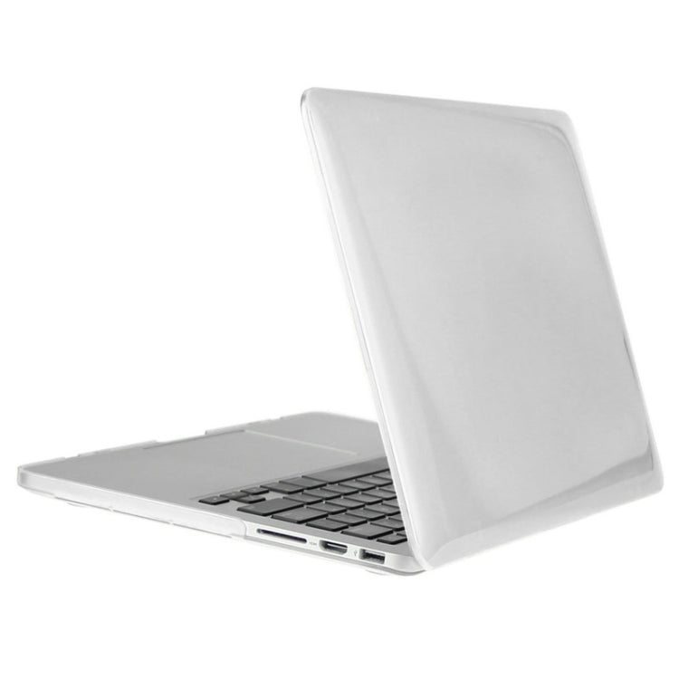 ENKAY for Macbook Pro Retina 15.4 inch (US Version) / A1398 Hat-Prince 3 in 1 Crystal Hard Shell Plastic Protective Case with Keyboard Guard & Port Dust Plug(White)