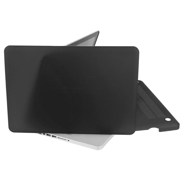 ENKAY for Macbook Pro 13.3 inch (US Version) / A1278 Hat-Prince 3 in 1 Frosted Hard Shell Plastic Protective Case with Keyboard Guard & Port Dust Plug(Black)