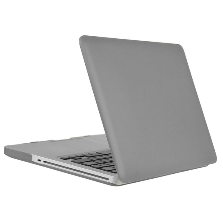 ENKAY for Macbook Pro 13.3 inch (US Version) / A1278 Hat-Prince 3 in 1 Frosted Hard Shell Plastic Protective Case with Keyboard Guard & Port Dust Plug(Grey)