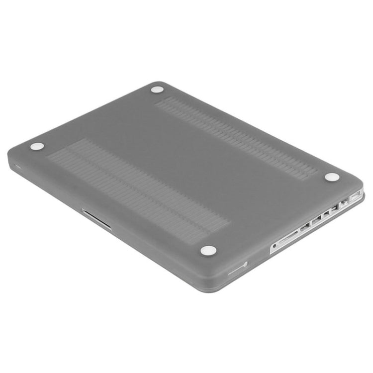 ENKAY for Macbook Pro 13.3 inch (US Version) / A1278 Hat-Prince 3 in 1 Frosted Hard Shell Plastic Protective Case with Keyboard Guard & Port Dust Plug(Grey)