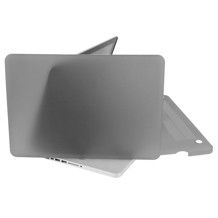 ENKAY for Macbook Pro 13.3 inch (US Version) / A1278 Hat-Prince 3 in 1 Frosted Hard Shell Plastic Protective Case with Keyboard Guard & Port Dust Plug(Grey)