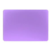 ENKAY for Macbook Pro 13.3 inch (US Version) / A1278 Hat-Prince 3 in 1 Frosted Hard Shell Plastic Protective Case with Keyboard Guard & Port Dust Plug(Purple)