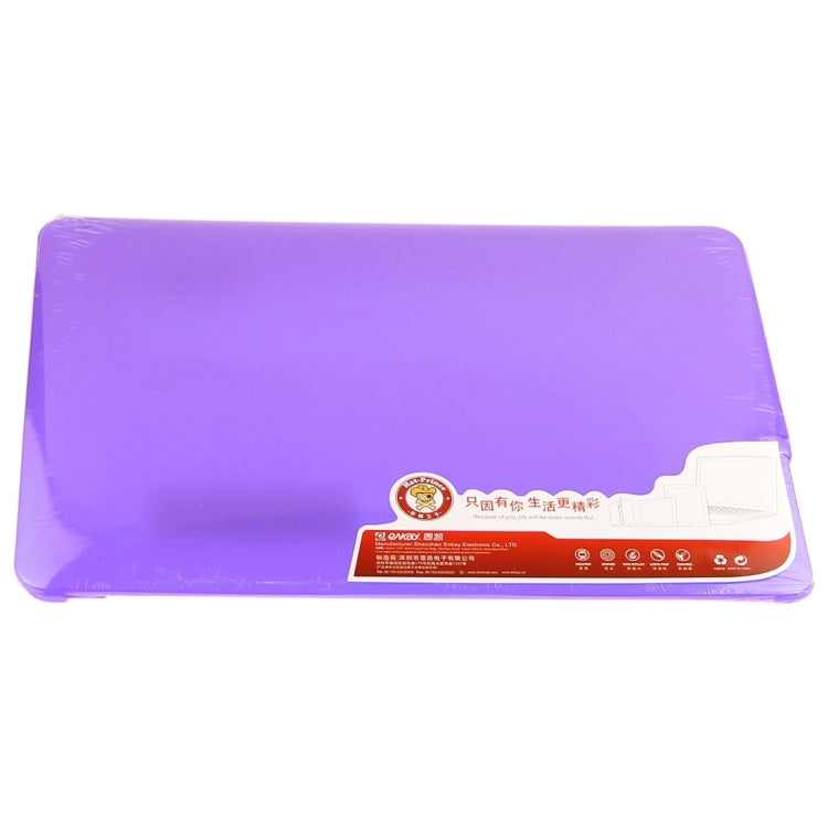 ENKAY for Macbook Pro 13.3 inch (US Version) / A1278 Hat-Prince 3 in 1 Frosted Hard Shell Plastic Protective Case with Keyboard Guard & Port Dust Plug(Purple)