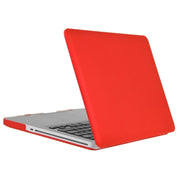 ENKAY for Macbook Pro 13.3 inch (US Version) / A1278 Hat-Prince 3 in 1 Frosted Hard Shell Plastic Protective Case with Keyboard Guard & Port Dust Plug(Red)