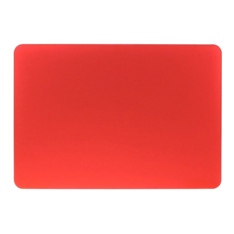 ENKAY for Macbook Pro 13.3 inch (US Version) / A1278 Hat-Prince 3 in 1 Frosted Hard Shell Plastic Protective Case with Keyboard Guard & Port Dust Plug(Red)