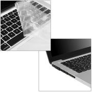 ENKAY for Macbook Pro 13.3 inch (US Version) / A1278 Hat-Prince 3 in 1 Frosted Hard Shell Plastic Protective Case with Keyboard Guard & Port Dust Plug(Red)