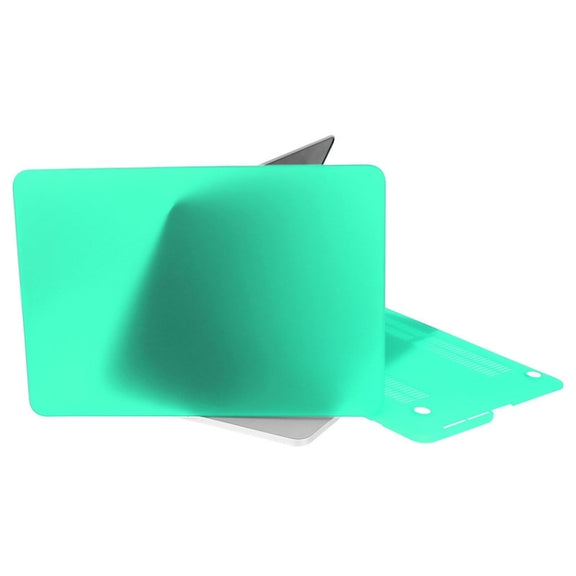 ENKAY for Macbook Pro Retina 13.3 inch (US Version) / A1425 / A1502 Hat-Prince 3 in 1 Frosted Hard Shell Plastic Protective Case with Keyboard Guard & Port Dust Plug(Green)