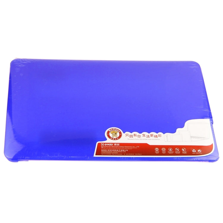 ENKAY for Macbook Pro 15.4 inch (US Version) / A1286 Hat-Prince 3 in 1 Frosted Hard Shell Plastic Protective Case with Keyboard Guard & Port Dust Plug(Dark Blue)