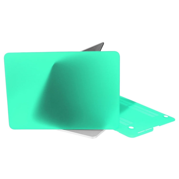 ENKAY for Macbook Pro Retina 15.4 inch (US Version) / A1398 Hat-Prince 3 in 1 Frosted Hard Shell Plastic Protective Case with Keyboard Guard & Port Dust Plug(Green)