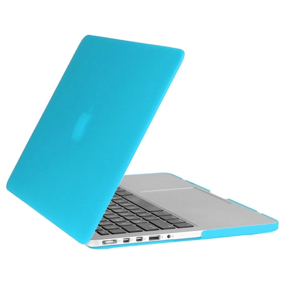 ENKAY for Macbook Pro Retina 15.4 inch (US Version) / A1398 Hat-Prince 3 in 1 Frosted Hard Shell Plastic Protective Case with Keyboard Guard & Port Dust Plug(Blue)