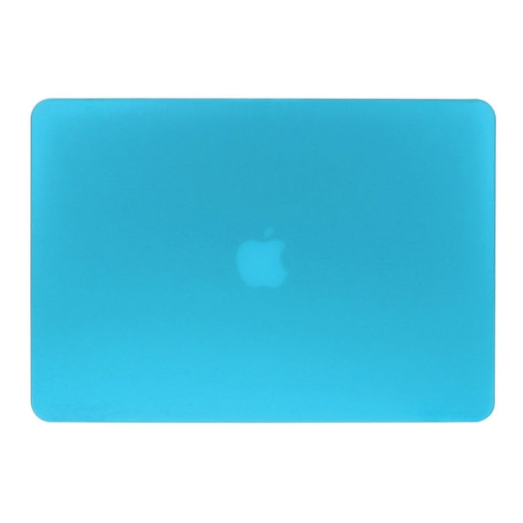 ENKAY for Macbook Pro Retina 15.4 inch (US Version) / A1398 Hat-Prince 3 in 1 Frosted Hard Shell Plastic Protective Case with Keyboard Guard & Port Dust Plug(Blue)