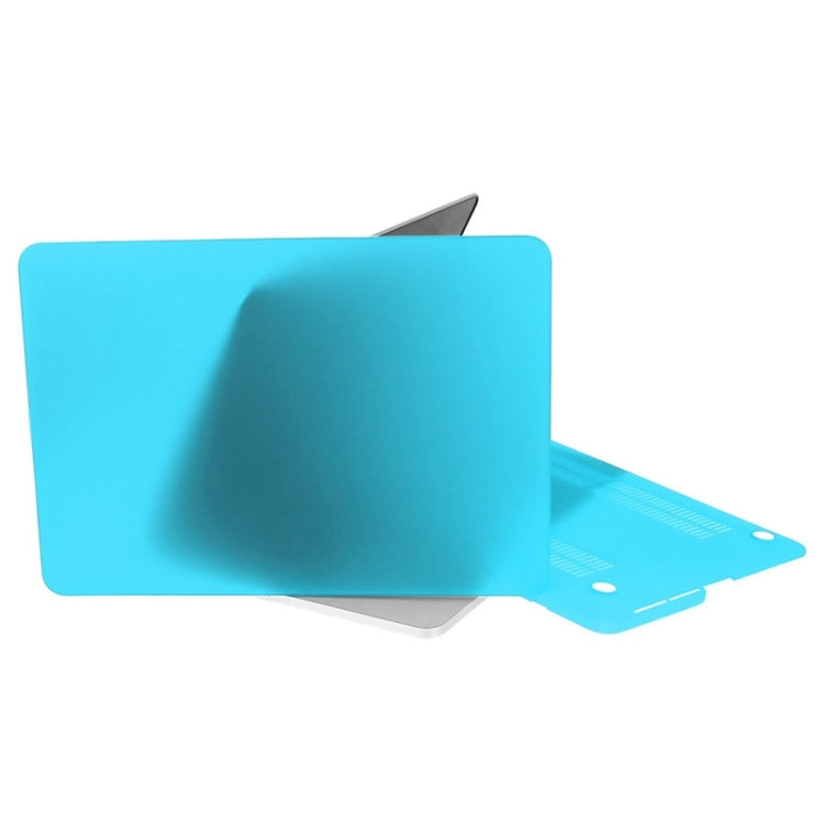 ENKAY for Macbook Pro Retina 15.4 inch (US Version) / A1398 Hat-Prince 3 in 1 Frosted Hard Shell Plastic Protective Case with Keyboard Guard & Port Dust Plug(Blue)