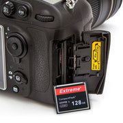 128GB Extreme Compact Flash Card, 400X Read  Speed, up to 60 MB/S (100% Real Capacity)