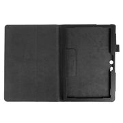 Litchi Texture Horizontal Flip Solid Color Leather Case with Holder for Lenovo TAB 2 A10-30 X30F & TAB 2 A10-70F, 10.1 inch(Black)