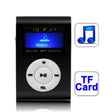 TF / Micro SD Card Slot MP3 Player with LCD Screen, Metal Clip(Black) - free shipping - PMC TechLife - Order now!