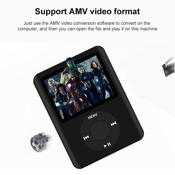 1.8 inch TFT Screen MP4 Player with TF Card Slot, Support Recorder, FM Radio, E-Book and Calendar(Silver)