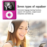1.8 inch TFT Screen MP4 Player with TF Card Slot, Support Recorder, FM Radio, E-Book and Calendar(Silver)