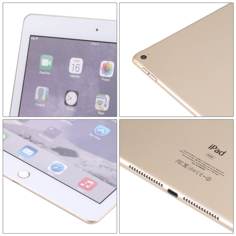 For iPad Air 2 High Quality Color Screen Non-Working Fake Dummy Display Model (Gold)