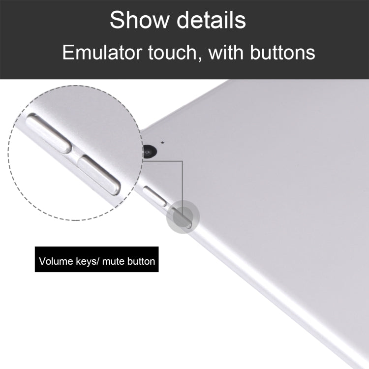 For iPad Air 2 High Quality Color Screen Non-Working Fake Dummy Display Model (Silver)