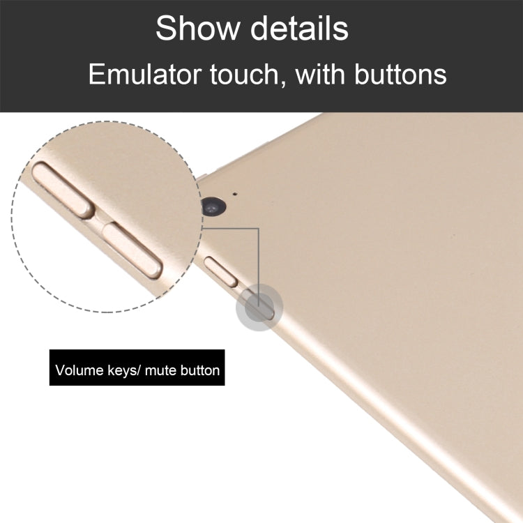 For iPad Air 2 Dark Screen Non-Working Fake Dummy Display Model(Gold)