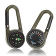Carabiner Key Compass & Thermometer Hiking Outdoor Travel - Hiking Meter by PMC TechLife | Online Shopping South Africa | PMC TechLife