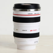 400ML Camera Lens Cup Mug Caniam EF 24-105mm F4 Filter Cup for Coffee Milk Water as Gift(White)