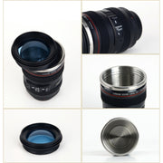 400ML Camera Lens Cup Mug Caniam EF 24-105mm F4 Filter Cup for Coffee Milk Water as Gift(White)