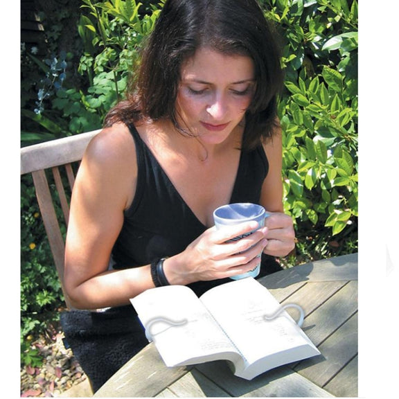 Gimble Hands Free Reading Book Holder for Home / Travel Use (Random Color Delivery)