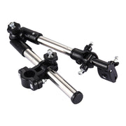 Universal Foldable Adjustable Stainless Steel Cycling Umbrella Bracket Holder Angle Adjustable Mount Stand for Bike Motorcycle(Black)