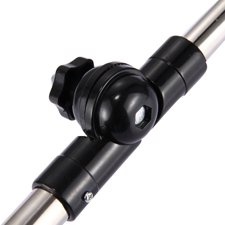 Universal Foldable Adjustable Stainless Steel Cycling Umbrella Bracket Holder Angle Adjustable Mount Stand for Bike Motorcycle(Black)