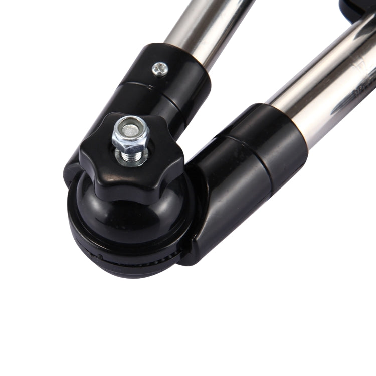 Universal Foldable Adjustable Stainless Steel Cycling Umbrella Bracket Holder Angle Adjustable Mount Stand for Bike Motorcycle(Black)