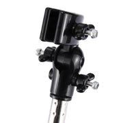 Universal Foldable Adjustable Stainless Steel Cycling Umbrella Bracket Holder Angle Adjustable Mount Stand for Bike Motorcycle(Black)