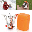 Outdoor Portable Ultra Mini Stainless Steel Gas Stove - Cookwares & Tablewares by PMC TechLife | Online Shopping South Africa | PMC TechLife | Buy Now Pay Later Mobicred