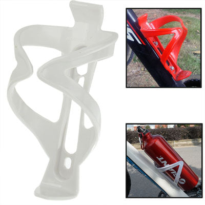 High-strength Plastic  Portable Drinking Cup Water Bottle Cage Holder Bottle Carrier Bracket Stand for Bike(White)