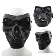 High Intensity Terrifying Evil Facepiece Skeleton Anti BB Bomb Face Mask with Elastic Bands(Black) - Halloween Masks by PMC TechLife | Online Shopping South Africa | PMC TechLife | Buy Now Pay Later Mobicred