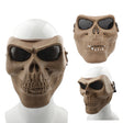High Intensity Terrifying Evil Facepiece Skeleton Anti BB Bomb Face Mask with Elastic Bands(Brown) - Halloween Masks by PMC TechLife | Online Shopping South Africa | PMC TechLife | Buy Now Pay Later Mobicred