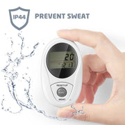 3D All Dimensional Water-resistant Multifunction Digital Electronic Pedometer Step Counter(White)