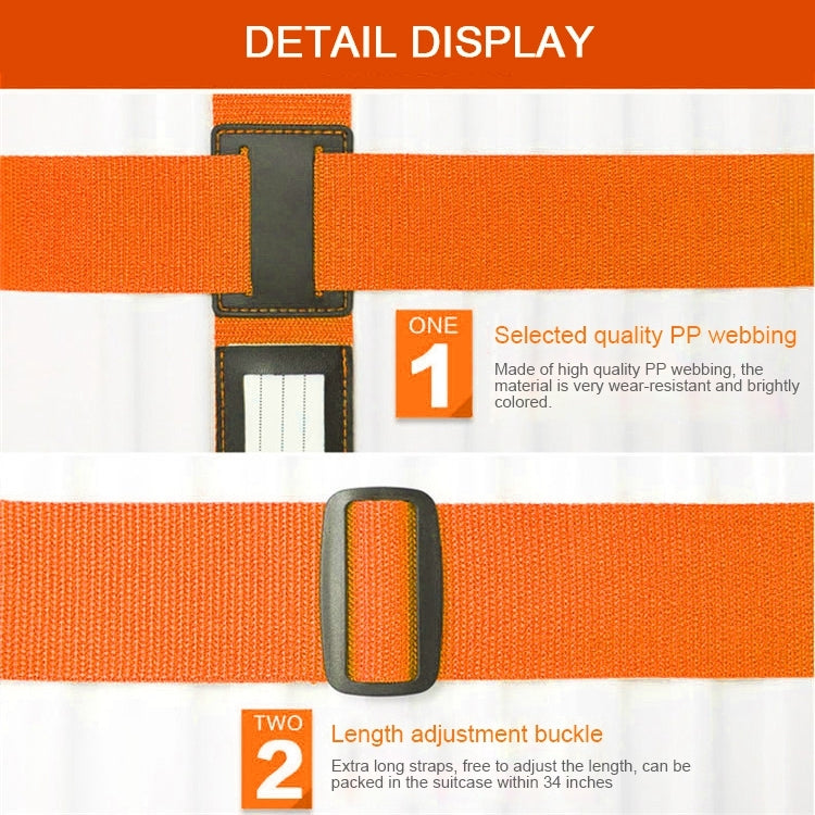 Luggage Strap Cross Belt Adjustable Packing Band Belt Strap with Password Lock for Luggage Travel Suitcase