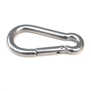 M5 Stainless Steel Carabiner Spring Hook Multi-tool Mountaineering Buckle Lock Camping Hook Rope, Inner Diameter: 4.9mm