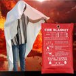 Emergency Survival Fire Blanket Shelter Safety Protector Extinguishers Tent, Size: 1*1m - Others by PMC TechLife | Online Shopping South Africa | PMC TechLife | Buy Now Pay Later Mobicred