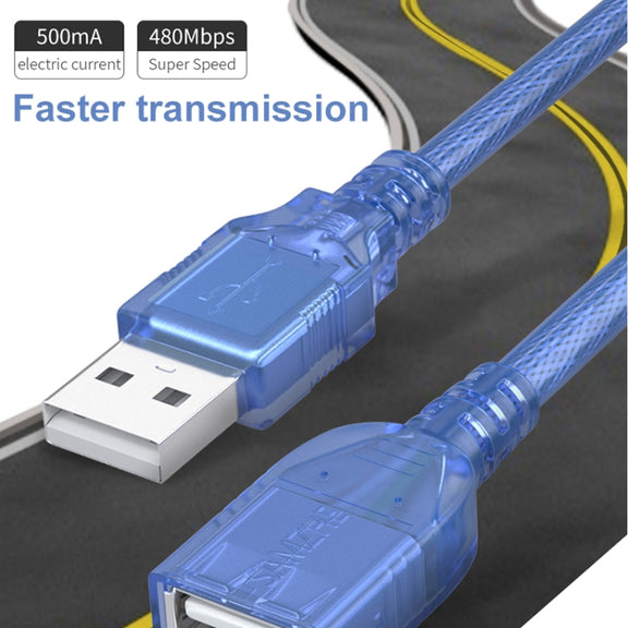 USB 2.0 AM to AF Extension Cable, Length: 30cm