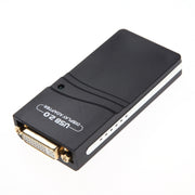 USB 2.0 to VGA, DVI, HDMI Adapter , Resolution: 1920*1080(Black)