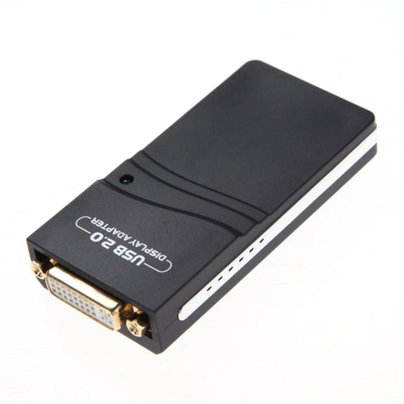 USB 2.0 to VGA, DVI, HDMI Adapter , Resolution: 1920*1080(Black)