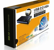 USB 2.0 to VGA, DVI, HDMI Adapter , Resolution: 1920*1080(Black)