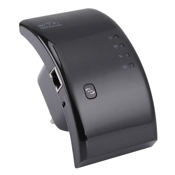 300Mbps Wireless-N WIFI 802.11n Repeater Range Expander(Black)